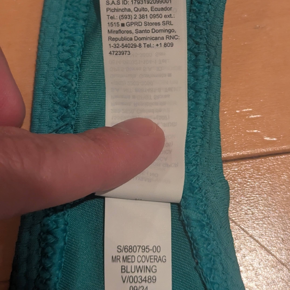 NWT Old Navy Textured Bikini Bottoms Blue Teal Size Large - Picture 15 of 15